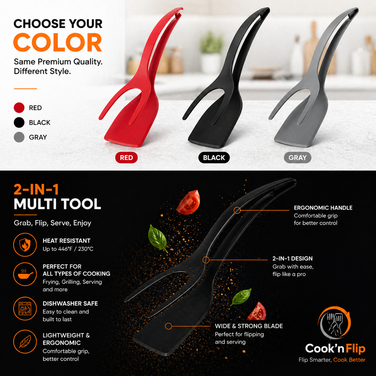 The 2 in 1 Cook'nFlip